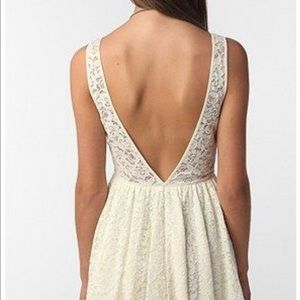 Pins and needles Lacey cream dress